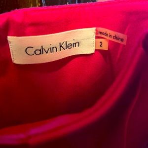 Hot pink Calvin Klein dress!